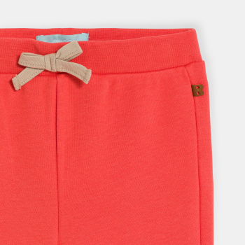 بنطلون جري من الميلتون باللون البرتقالي للفتيات الصغيرات